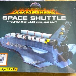 RevelMonogram Space Shuttle with Armadillo Drilling Unit Model Kit - 1:144 Scale